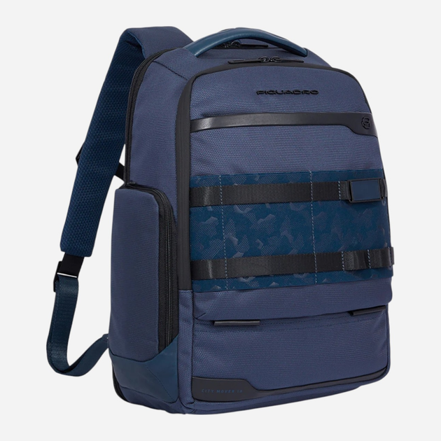 Plecak męski 25L Piquadro CA6386FX/BLU Ciemnogranatowy (800070320715) - obraz 3