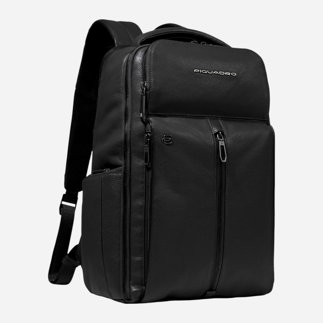 Plecak męski skórzany 21.5L Piquadro CA6451W130/N Czarny (800070326394) - obraz 3