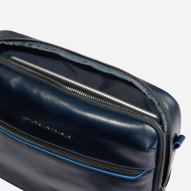 Torba przez ramię męska skórzana Piquadro CA6588B2/BLU2 Ciemnogranatowa (800070326359) - obraz 5