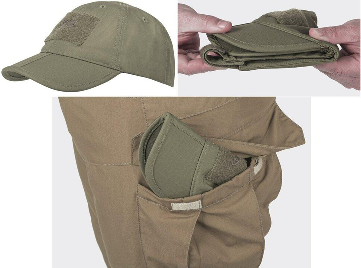 Helikon - Кепка Baseball Foldable Cap - Olive Green - CZ-BBF-PR-02 - зображення 2