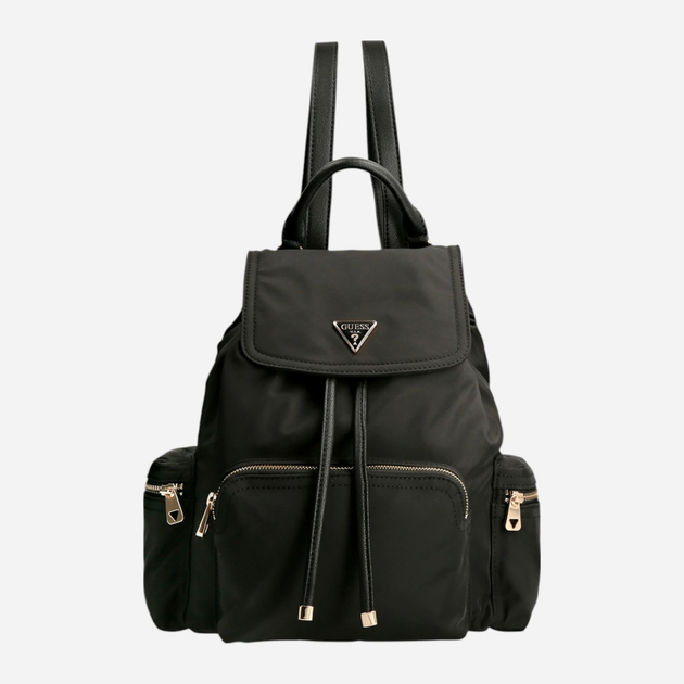 Plecak damski 7.8L Guess Eco Gemma HWEYG839532-BLA Czarny (800070266588) - obraz 1