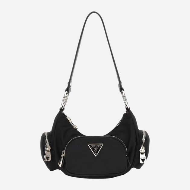 Torebka bagietka damska mała Guess Eco Gemma HWEYG839571-BLA Czarna (800070316720) - obraz 1