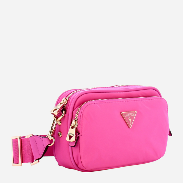 Torebka crossbody damska mała Guess Eco Gemma HWEYG839572-VVR Różowa (800070326041) - obraz 3
