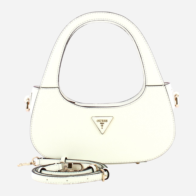 Сумка жіноча середня Guess Eco Jazlynn HWEZG952301-WHI Біла (800070334878) - зображення 4