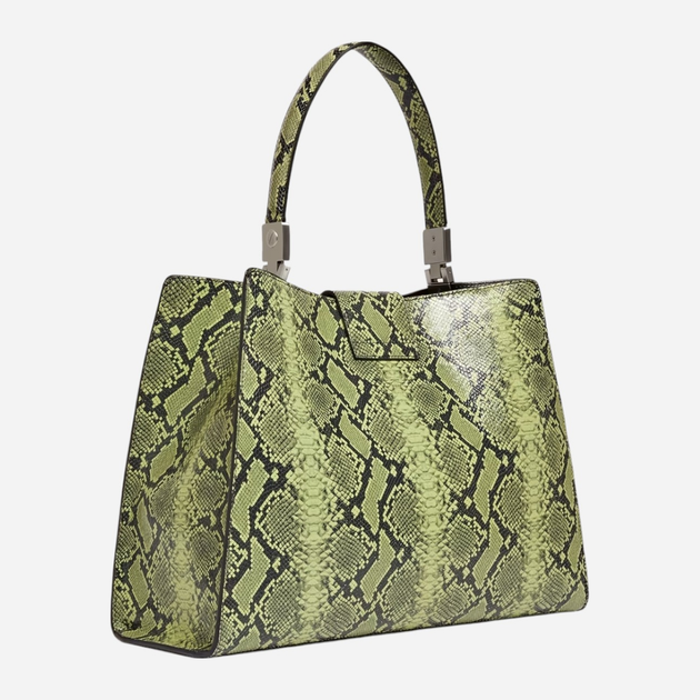 Torba shopper damska skórzana Guess Monia HWMONIL2106-SGN Zielona (800070307778) - obraz 2