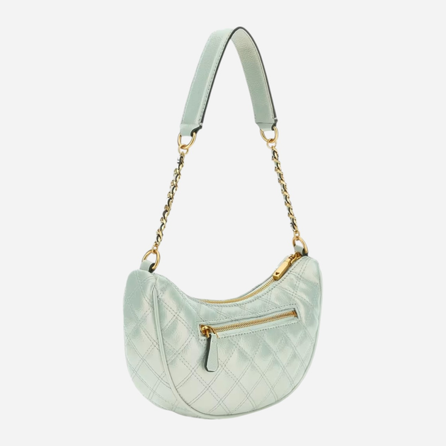 Сумка хобо жіноча маленька Guess Giully HWQI8748120-MNT Зелена (800070316654) - зображення 2