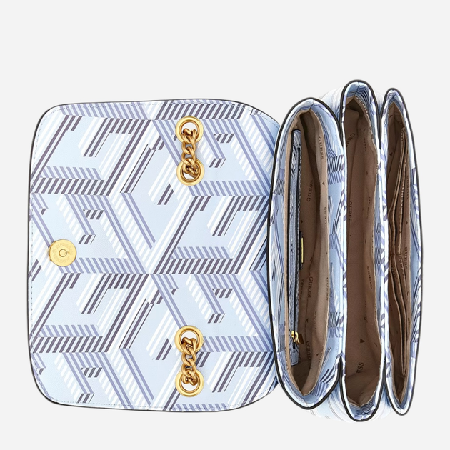 Torebka crossbody damska Guess Montreal HWSA8756210-IBG Ciemnogranatowa (800070325060) - obraz 4