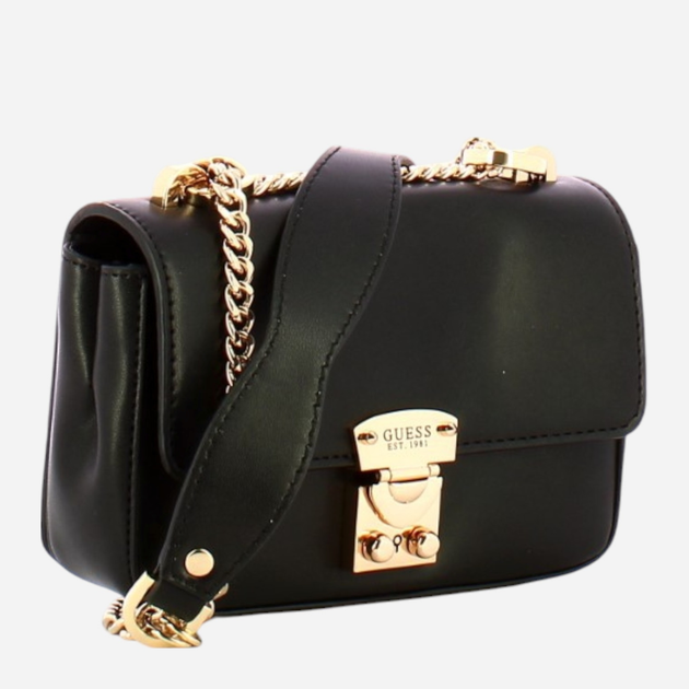 Torebka crossbody damska mała Guess Eliette HWVG9225780-BLA Czarna (800070315392) - obraz 3