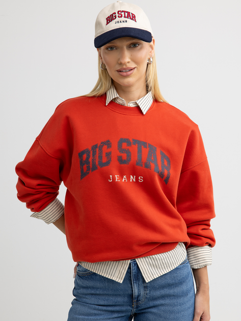 Світшот на флісі жіночий Big Star Rubekana 704 S Помаранчевий від Rozetka на платформі USKIDKA Акція на Світшот на флісі жіночий Big Star Rubekana 704 S Помаранчевий від Rozetka