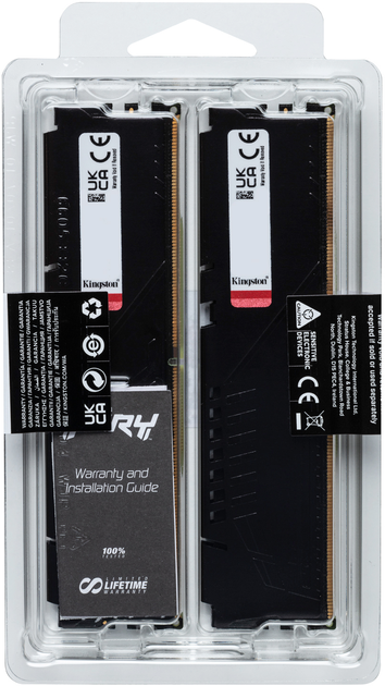 Pamięć RAM Kingston Fury DDR5-6000 32768MB PC5-48000 (Kit of 2x16384) Beast Black (KF560C30BBK2-32) - obraz 5