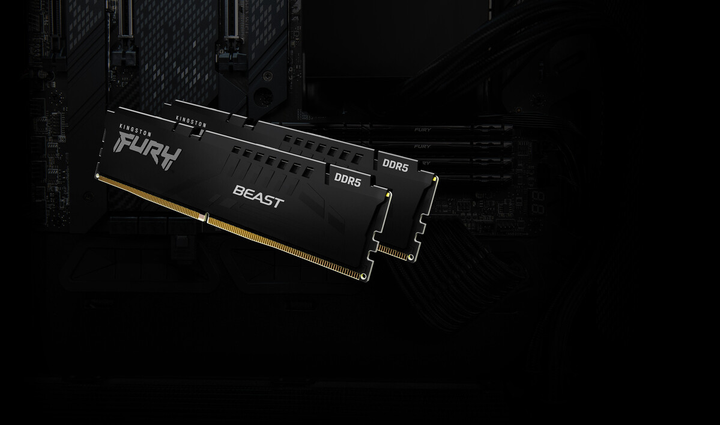 Pamięć RAM Kingston Fury DDR5-6000 32768MB PC5-48000 (Kit of 2x16384) Beast Black (KF560C30BBK2-32) - obraz 8