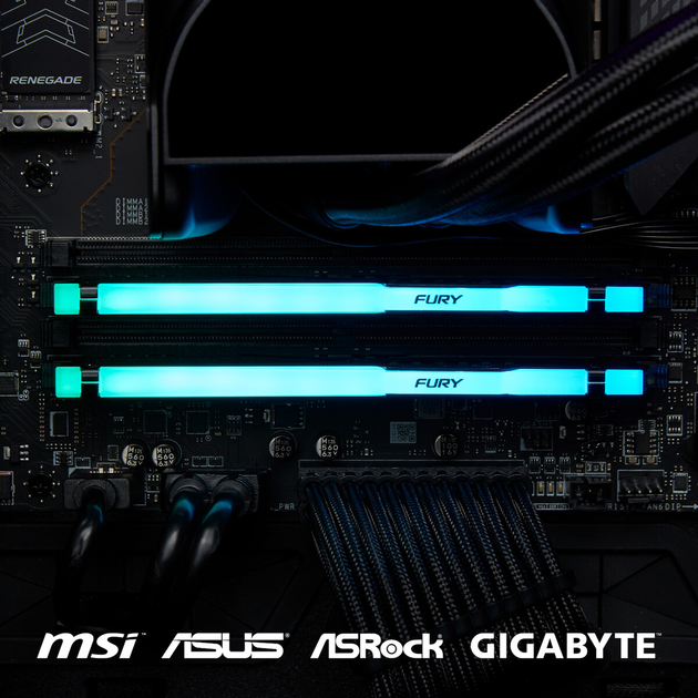 Pamięć RAM Kingston Fury DDR5-6000 32768MB PC5-48000 (Kit of 2x16384) Beast RGB Black (KF560C30BBEAK2-32) - obraz 13