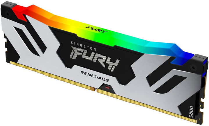 Оперативна пам’ять Kingston FURY DDR5-6000 49152MB PC5-48000 Renegade RGB 2Rx8 Black (KF560C32RSA-48) - зображення 1