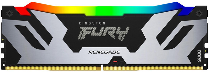 Оперативна пам’ять Kingston FURY DDR5-6400 49152MB PC5-51200 (Kit of 2x24576) Renegade RGB 1Rx8 Black (KF564C32RSAK2-48) - зображення 2