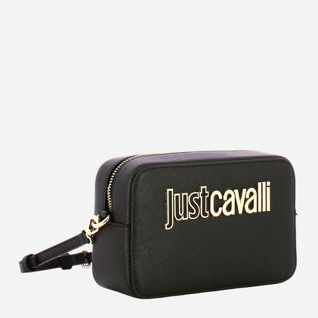 Сумка крос-боді через плече жіноча маленька Just Cavalli 77RA4BB8ZS766899 Чорна (800070333435) - зображення 3