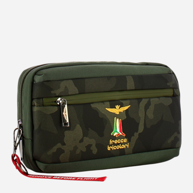 Сумка поясна чоловіча Aeronautica Militare Marsupio AM522-VECA Зелена (800070317552) - зображення 3