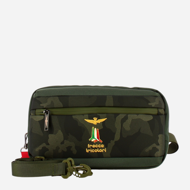 Сумка поясна чоловіча Aeronautica Militare Marsupio AM522-VECA Зелена (800070317552) - зображення 4