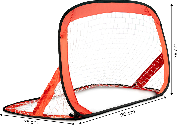 Zestaw Iplay do dwóch bramek do piłki nożnej 110 cm (6958868881566) - obraz 6