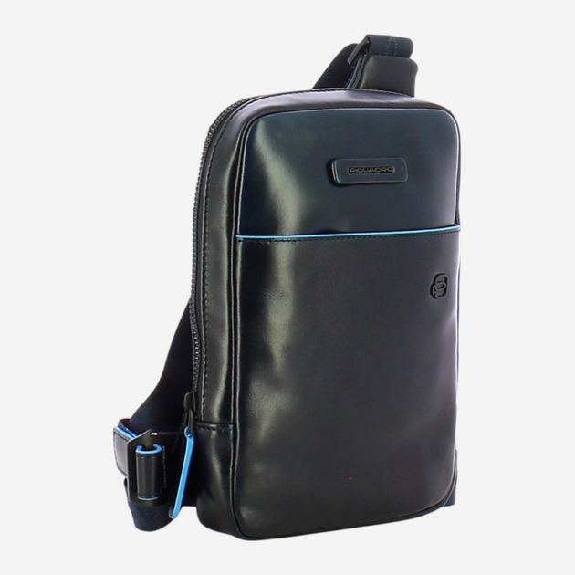 Torba listonoszka męska skórzana Piquadro CA5944B2V/BLU Ciemnogranatowa (800070282079) - obraz 3