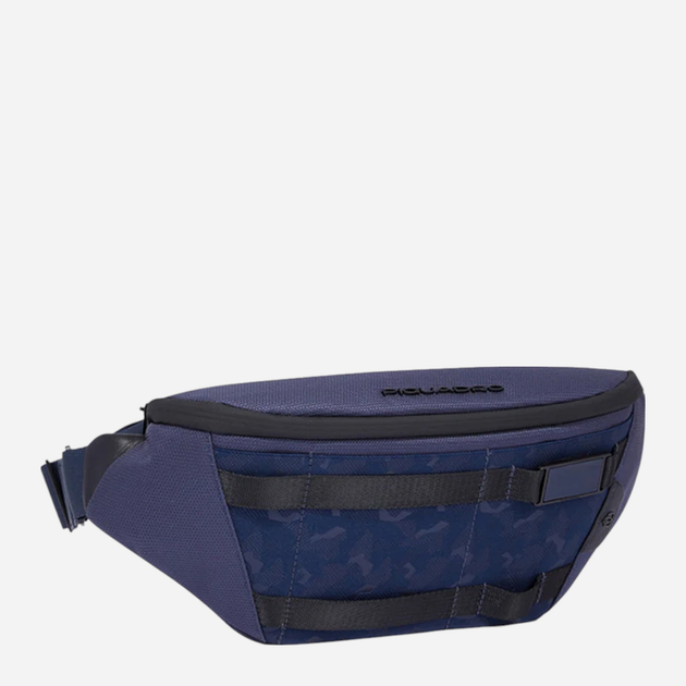 Сумка поясна чоловіча Piquadro CA6167FX/BLU Темно-синя (800070320785) - зображення 3