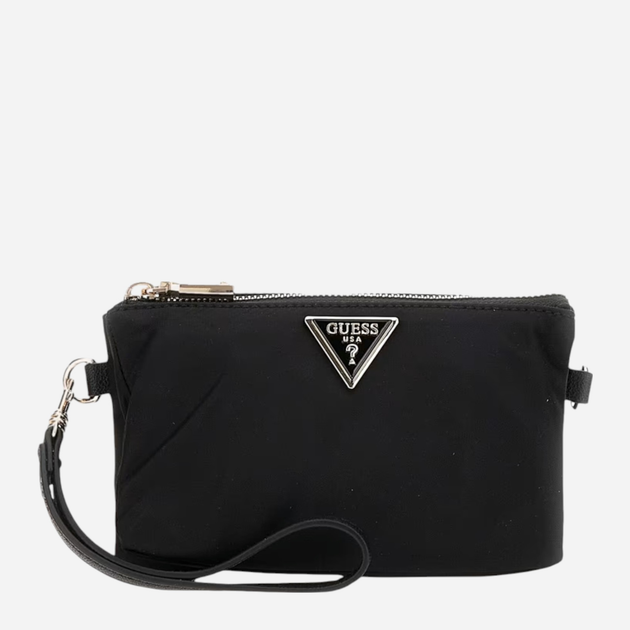 Сумка крос-боді через плече жіноча маленька Guess Latona HWYY9211720-BLA Чорна (800070326075) - зображення 1
