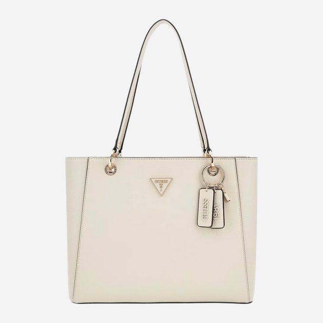 Torba shopper damska duża Guess Noelle HWZG7879250-BON Mleczna (800070334906) - obraz 1