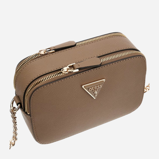 Torebka crossbody damska mała Guess Noelle HWZG7879140-DRT Szara (800070326170) - obraz 4