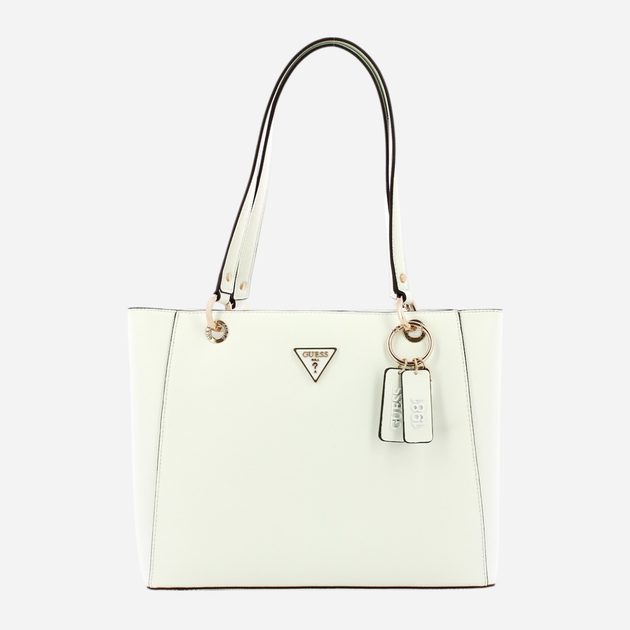 Torba shopper damska duża Guess Noelle HWZG7879250-WHI Biała (800070316670) - obraz 1