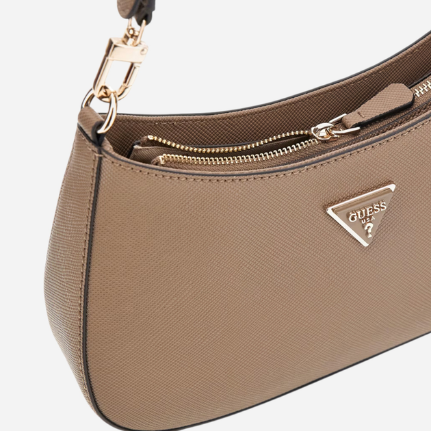 Сумка жіноча середня Guess Noelle HWZG7879180-DRT Коричнева (800070326171) - зображення 4