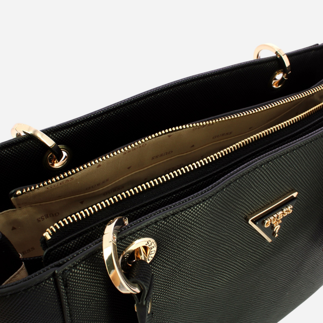 Сумка шопер жіноча Guess Noelle HWZG7879250-BLA Чорна (800070307545) - зображення 4