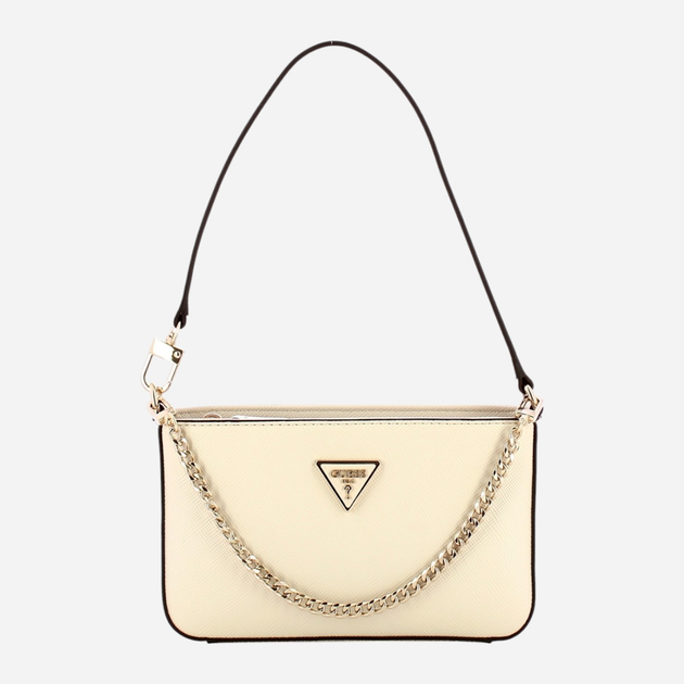 Сумка багет жіноча маленька Guess Noelle HWZG7879720-BON Молочна (800070334907) - зображення 1