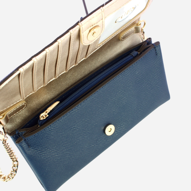 Torebka crossbody damska mała Guess Noelle HWZG7879750-NAV Ciemnogranatowa (800070326084) - obraz 4
