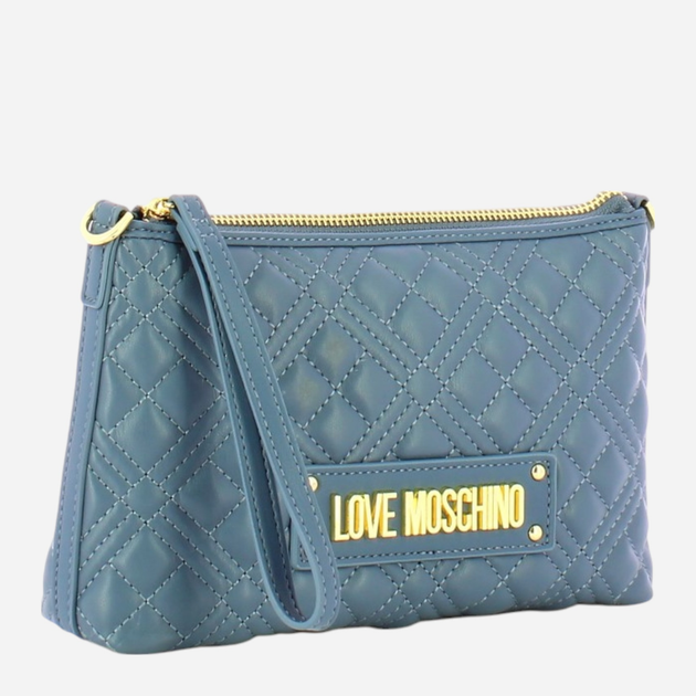 Torebka crossbody damska mała Love Moschino Borsa Quilted JC4013PP1FLA0707 Ciemnogranatowa (800070301991) - obraz 4