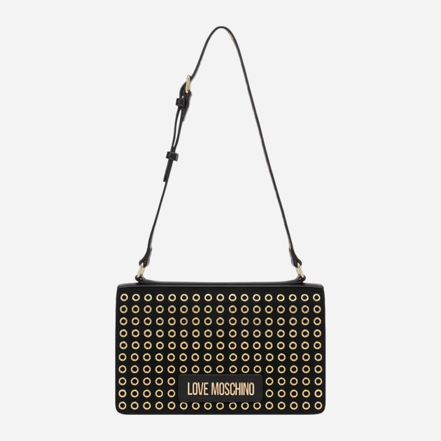 Сумка крос-боді через плече жіноча середня Love Moschino Borsa JC4059PP1LLH100A Чорна (800070326589) - зображення 1