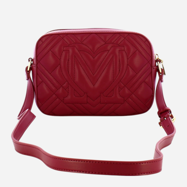 Сумка крос-боді через плече жіноча маленька Love Moschino Borsa Quilted JC4150PP1LLA0552 Червона (800070326567) - зображення 2