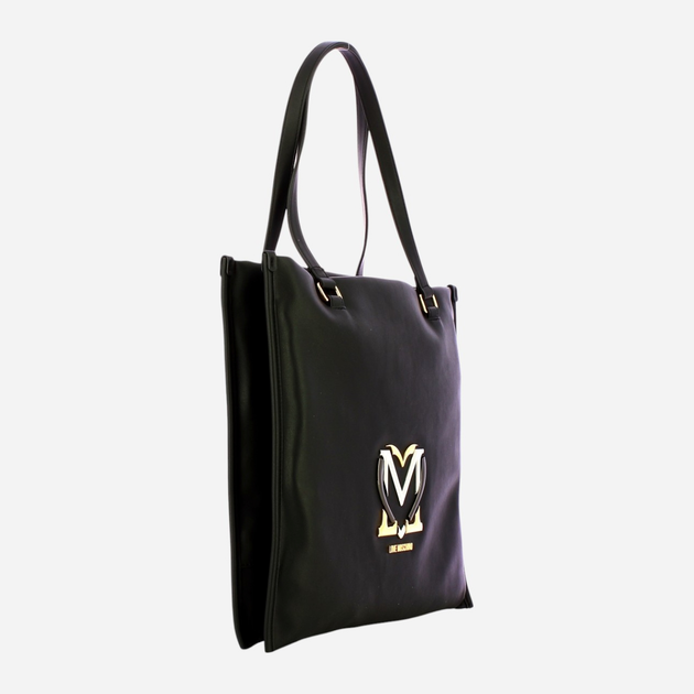 Сумка шопер жіноча Love Moschino Borsa JC4326PP0LKN0000 Чорна (800070326639) - зображення 3