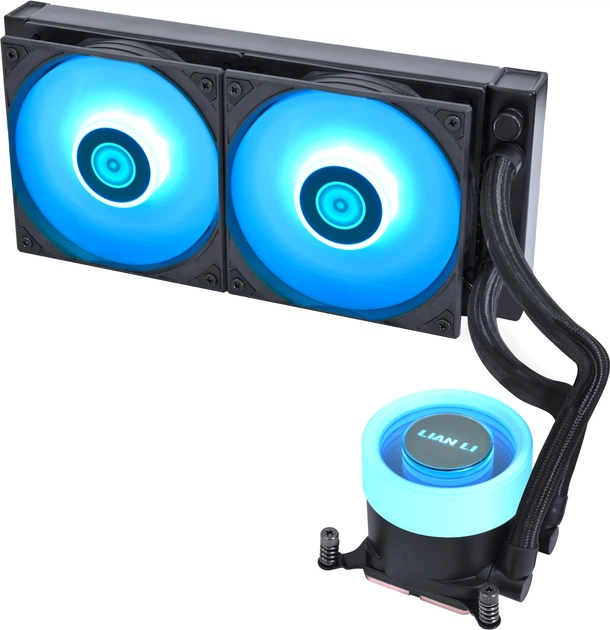 System chłodzenia wodnego Lian Li GA II Lite 240R Black (G89.GA2L24RB.00) - obraz 1