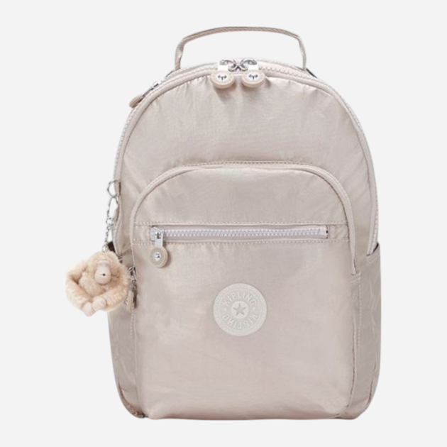 Plecak damski 14.2L Kipling Seoul S KPKI378948I1001 Złocisty (800070272456) - obraz 1