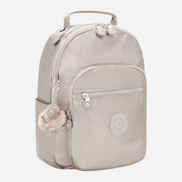 Plecak damski 14.2L Kipling Seoul S KPKI378948I1001 Złocisty (800070272456) - obraz 5