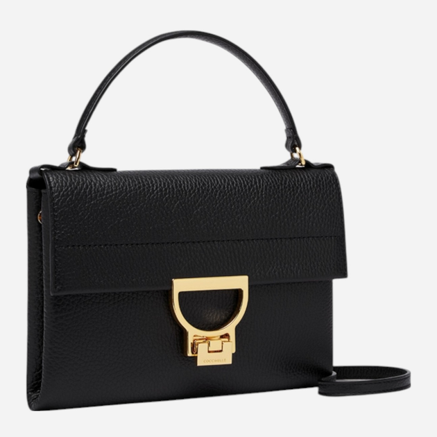 Torebka crossbody damska skórzana Coccinelle Arlettis E1MD5190301-001 Czarna (800070296670) - obraz 2