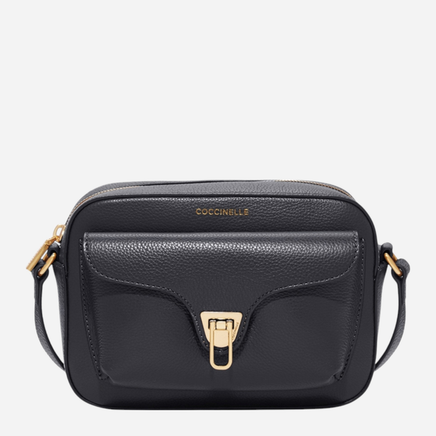 Torebka crossbody damska skórzana Coccinelle Beat E1MF6150201-001 Czarna (800070282304) - obraz 1