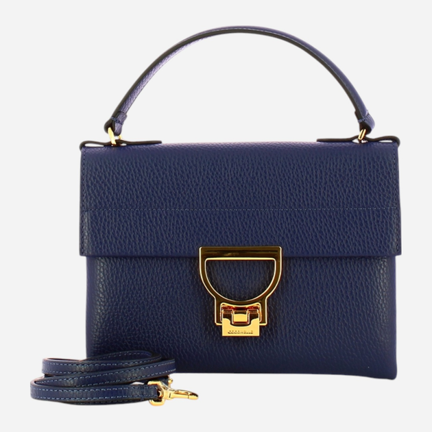 Torebka crossbody damska skórzana Coccinelle Arlettis E1MD5190301-B50 Ciemnogranatowa (800070326798) - obraz 4