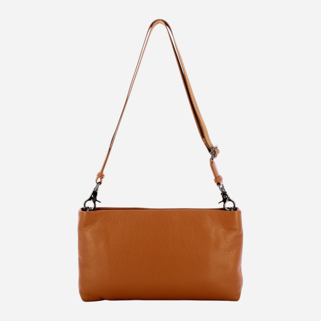 Сумка крос-боді через плече жіноча з натуральної шкіри середня Mandarina Duck Mellow P10FZT77-27D Коричнева (800070332506) - зображення 2