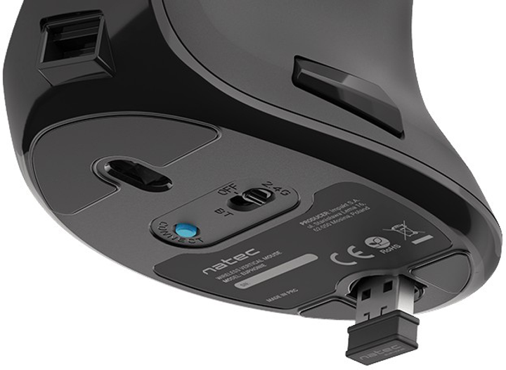 Мышь NATEC Euphonie Wireless Black (NMY-1601) - изображение 7