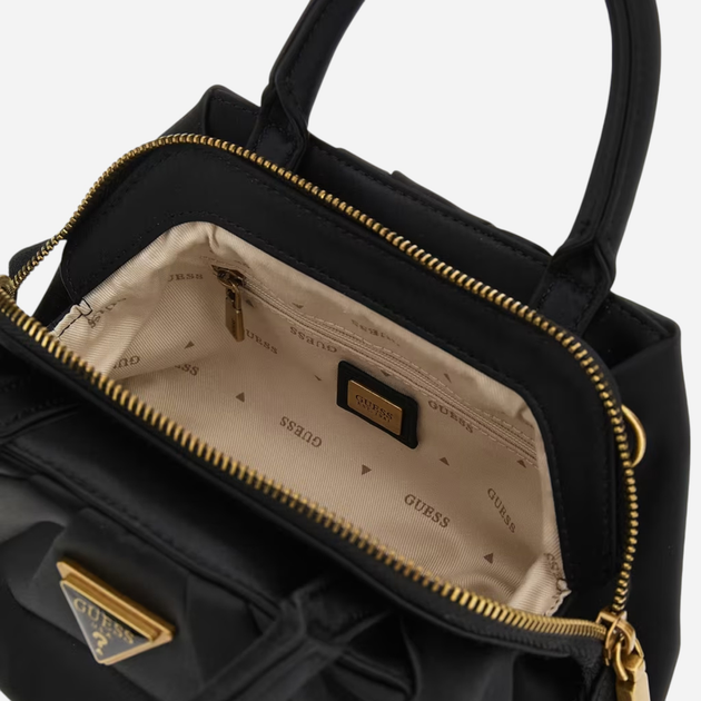 Torebka crossbody damska mała Guess Tori HWEB6856760-BLA Czarna (800070316619) - obraz 4