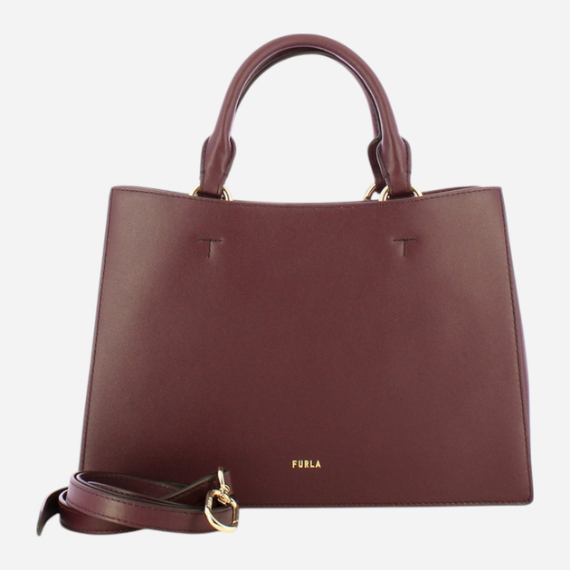 Сумка шопер жіноча з натуральної шкіри Furla Nuvola M WB01336BX20452516S1007 Фіолетова (800070331310) - зображення 4