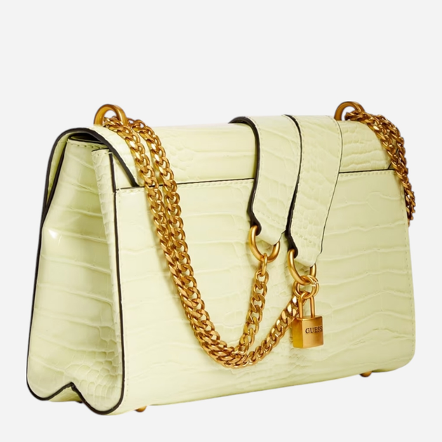 Torebka crossbody damska mała Guess Katey HWCA8494190-LGL Żółta (800070307831) - obraz 2