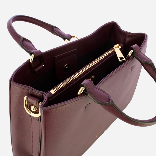 Сумка шопер жіноча з натуральної шкіри Furla Nuvola M WB01336BX20452516S1007 Фіолетова (800070331310) - зображення 5
