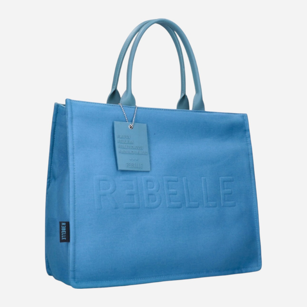 Torba shopper damska duża Rebelle Alexia 1WR128TX0147-A645 Ciemnogranatowa (800070303046) - obraz 3