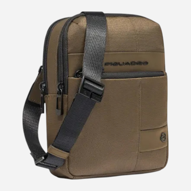 Torba listonoszka męska mała Piquadro CA6303W129/VE Zielona (800070326222) - obraz 3